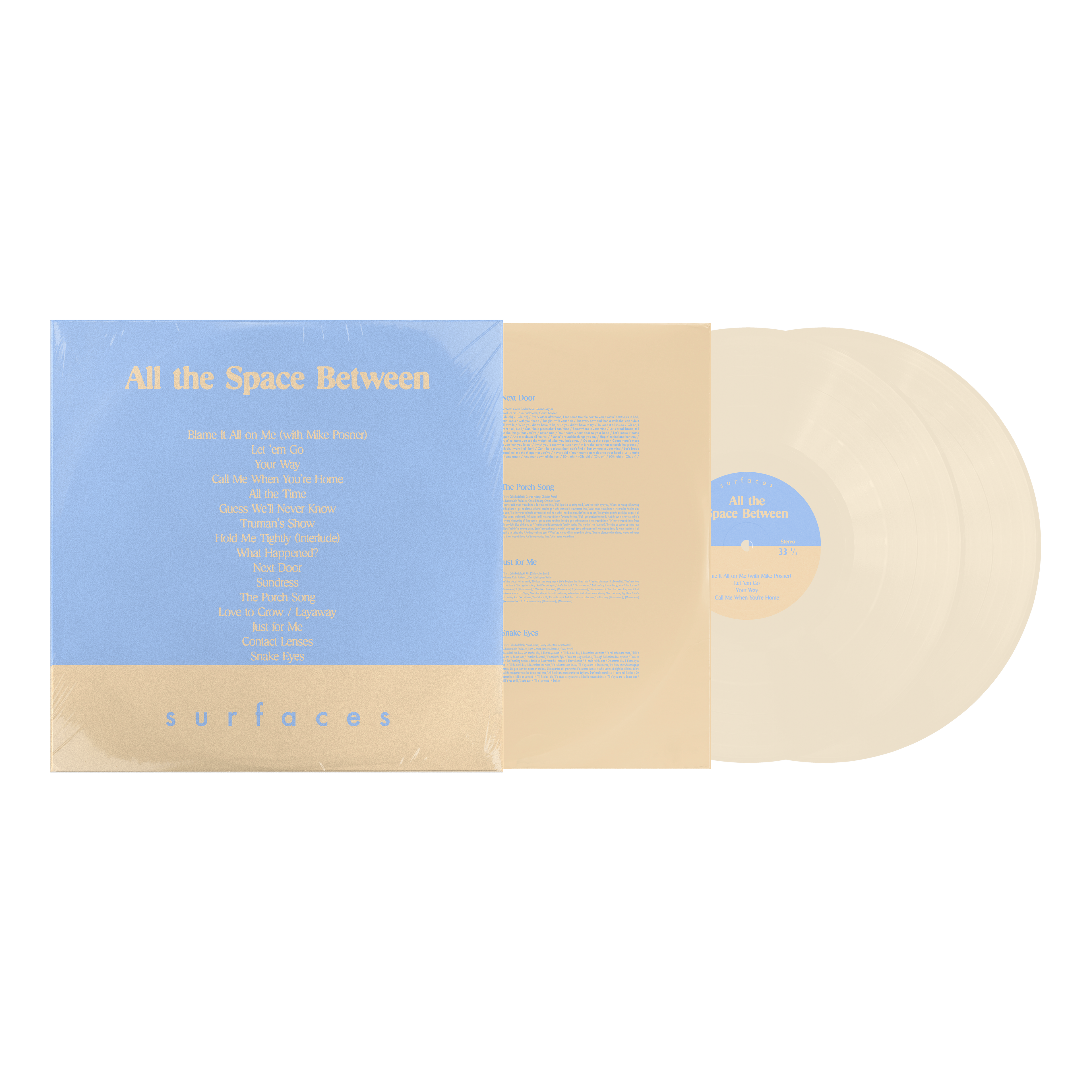All the Space Between Vinyl (Bone)
