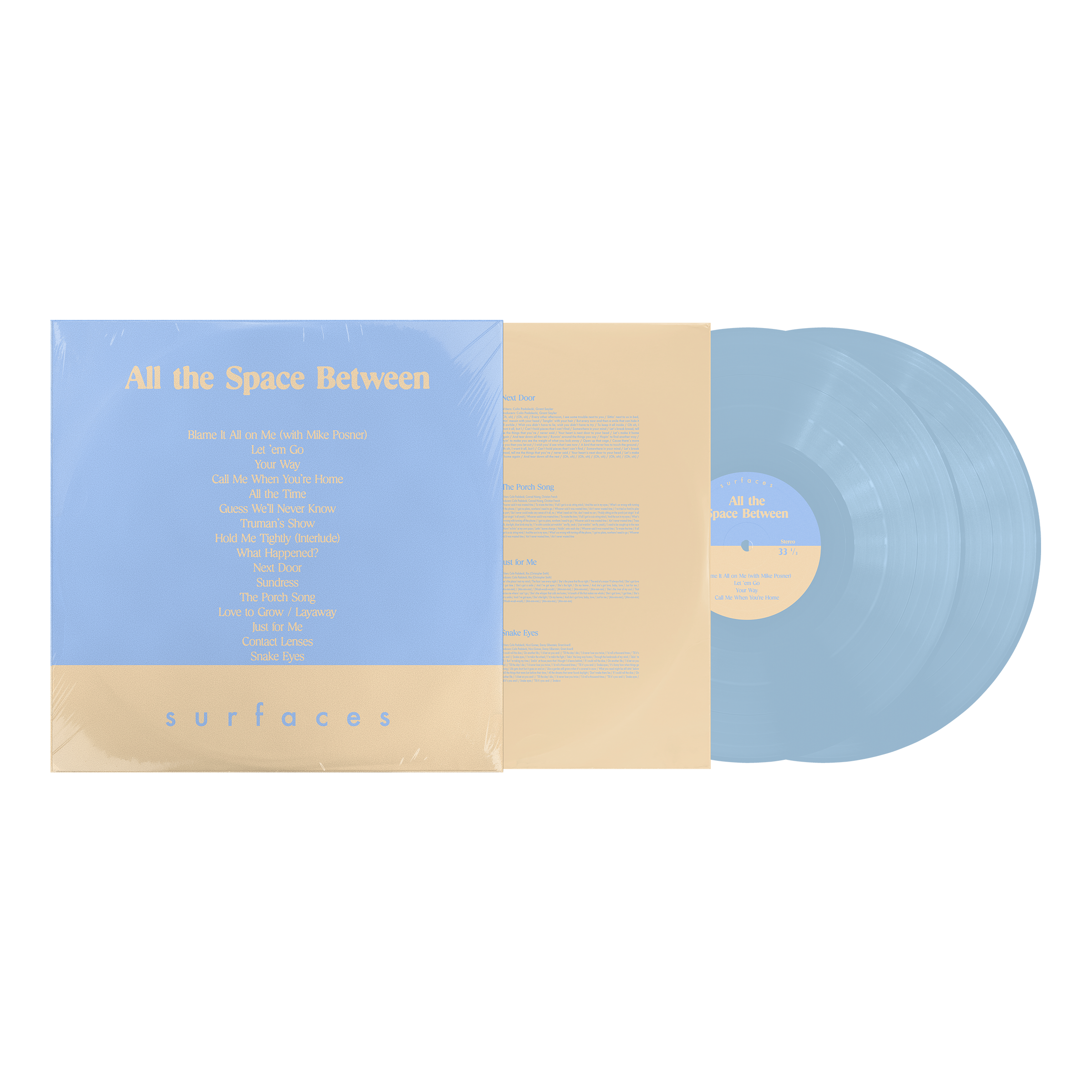 All the Space Between Vinyl (Blue)