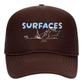 Brown Waves Trucker